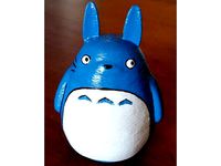 Blue Totoro Coin Bank by LadyDretza