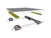 Dagoma easy 200 - Magnetic Supports Plateau by ALLain
