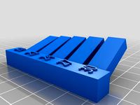 Overhang test print (30, 27, 24, 21, 18) by JoMaGi