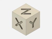 Calibration Cube 20x20x20 mm by Leonov