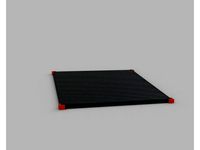 Tronxy P802E Glass Corners for 8.5" x 8.5" 2.5mm glass by TinaBelcher