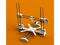 MK 3D Printer Full Printable Frame by KRMICH29