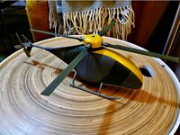 Fully Printable Collective Pitch RC helicopter. by tahustvedt