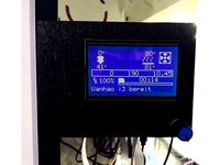 Ramps 1.4 LCD Display RepRap Discount 128 x 64 Graphic Monitor Holder by BastelOle