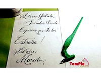 Oblique nib holder for Copperplate calligraphy by theremar