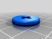 Suspender Button w/Recessed 4 holes by altertalk