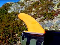 Detatchable packraft skeg by gimle