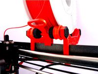 Prusa i3 Filament Guide Clip by stephanbrunker