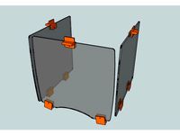Ultimaker 1 / Original / Original+ PMMA doors by labsud