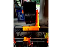 Prusa I3 Mk2 Spool holder with filament guide by fpikus