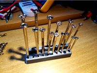 Jewelers Screwdriver Organiser Base by Rainingheavy