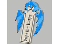 Papi the Harpy - Book Mark - Monster Musume by EthanNewhouse