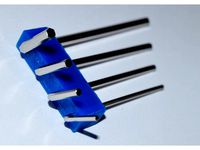 Hex key holder for the four tools that come with the Anet A8 by s3sebastian