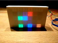 12h led clock matrix style by Angel3D