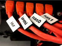 Cat6 Cable Clip for DYMO Labels by mrsim0ns