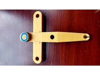 Printrbot free-spinning fillament spool holder (using 608 bearing) by Odinbear