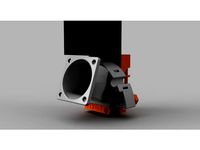 40mm Front fan adaper / mount / duct - Prusa i3 MK2 by Jonn2k