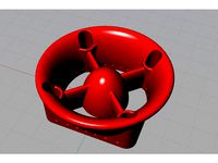 Velocity Stack and Fan Guard for 40mm Fan (round) by admodesi