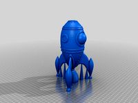 Remix of the gCreate Official Rocket Ship (Nozzle Fix) by jedadoo