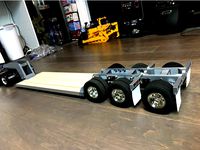 Tamiya Truck 1/14 Low Boy Trailer v2 Detachable Neck Flip Axle by Eficker