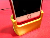Charging stand for Mophie Juice pack with iPhone 7 Plus by Novachris