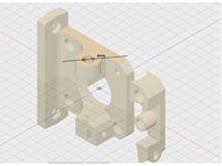 Compact Bowden Extruder. Modified for fitting PC4-M6 by aussieman