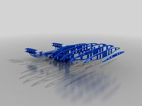 Star Trek Enterprise D 4 foot Studio model by outcastrc