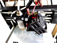 MP Select Mini 40mm part cooling duct for E3D zero-offset mount by wallyTHEgecko