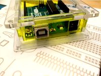 Laser cut Arduino enclosure open top by RikkiNelson