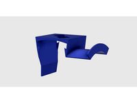 Cubicle mounted head phone holder by billix0