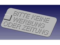 Bitte keine Werbung by aruba68