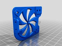 Full X-Axis Wanhao Duplicator i3 E3D Titan Extruder mount by VeeDubb65