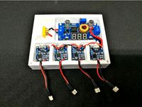 Portable 1S 4x Lipo Charger with LED-Voltage-Display by porty