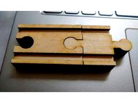 Brio train rail adapters F-F & M-M lasercut by Lapkritis