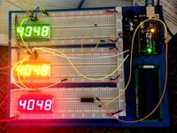 arduino stand plus 3 x large breadboard inserts by stefi01