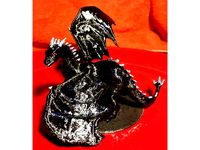Scourge the Shadow Dragon miniature by TrotskytheHellSteed