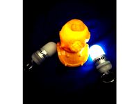 Diving Helmet With LED Flash by toutouille