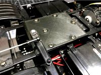 Tamiya Truck 1/14 Diff Lock Servo Mount and Fifth Wheel Release Plate Replacement by Eficker