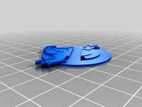 Ghostbusters Logo Keychain by 2c2know