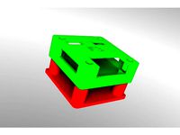 Standoff for F3 Flightcontroller case by NitzscheModellbau