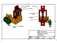 Delta Printer - Adjustable Endstop by Pmenuez