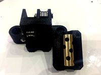 XY and Z carriage for graphite bushing ( Hypercube 3d printer ) by Nelujones