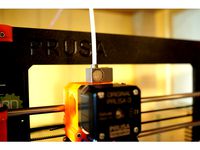 Prusa i3 MK2 Filament Filter with 4mm PTFE tube by titusou