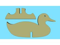 Duck Decoy Stand Up by wslab