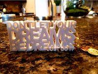 Don't Let Your Dreams Be Dreams: JUST DO IT by Jbonasera