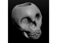 Skull Dreadlock Bead by sethflick