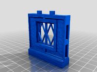 OpenLock 5.0 Tudor Wall Window -Diamond Pane by Start2