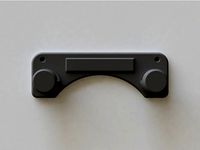 Mini Quad Wall Hanger With Removable Name Plate by Modz_FPV