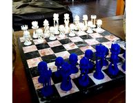 Abstract Chess Set by GARRAUXJC