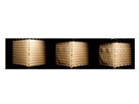 Morphable Metamaterial : Smiley cube by CorentinCoulais